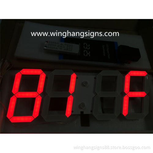 Red LED 3D digital Clock 88:88:88